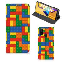 Samsung Galaxy M30s | M21 | Hoesje met Magneet | Blokken