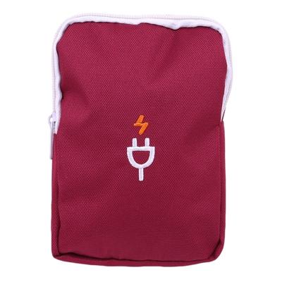 Draagbare multifunctionele Reisetui kabel Power Bank package koffer (rood)