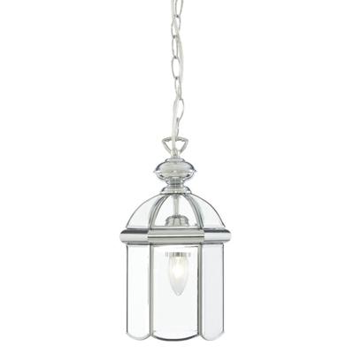 Searchlight Klassieke lantaarnLanterns 18cm chroom grijs - 5131CC