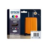Printercartridge - EPSON - 405 C13T05G64020 - Cyaan, magenta, geel, zwart - Verpakking van 4 - 23,8 ml