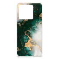 TPU Siliconen Hoesje voor Xiaomi 13T Marmer Groen