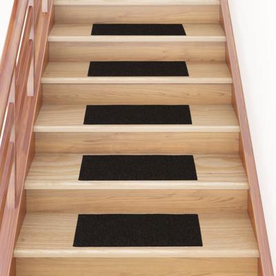 VidaXL Trapmatten zelfklevend 15 stuks 60x25 cm donkerbruin rechthoekig