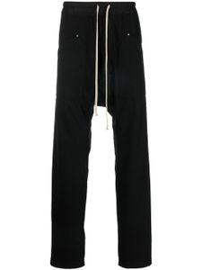 Rick Owens DRKSHDW pantalon sarouel à taille à lien de resserrage - Noir