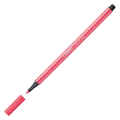 Stabilo pen 68 - viltstift - fluoriserend rood (68/040)