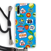Fruitsticker: Huawei P Smart Pro Transparant Hoesje met koord