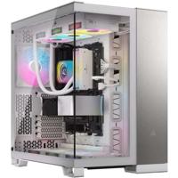 PC-behuizing - CORSAIR - CC-9011285-WW - 6500X Mid - Tower PC-behuizing, wit/satijngrijs aluminium
