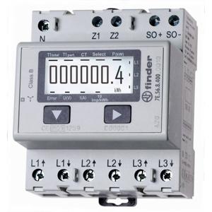 Finder 7E.56.8.400.0010 kWh-meter 3-fasen Digitaal 1500 A Conform MID: Ja 1 stuk(s)