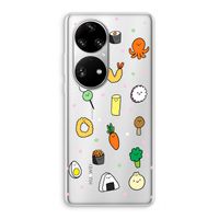 Happy bento friends: Huawei P50 Pro Transparant Hoesje