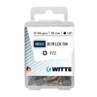 Witte pozidriv bits MAXX Bitflex tin [5x] - 1/4&apos;&apos; - PZ 3 - 25 mm
