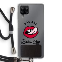 Badass Babes Club: Samsung Galaxy A12 Transparant Hoesje met koord