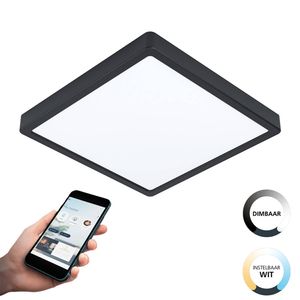 EGLO connect.z Argolis-Z Smart Opbouwlamp Buiten - 28,5 cm - Zwart