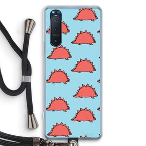 Dinosawrr: Sony Xperia 5 II Transparant Hoesje met koord
