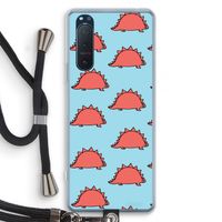 Dinosawrr: Sony Xperia 5 II Transparant Hoesje met koord