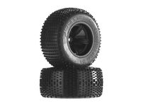 Dboots Dirtrunner ST Tyre Set Glued (Black) (2PCS/Rear) (AR550019)