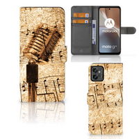 Motorola Moto G32 Telefoonhoesje met foto Bladmuziek - thumbnail