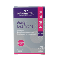 Mannavital Acetyl-L-Carnitine platinum 60 Vegetarische capsules
