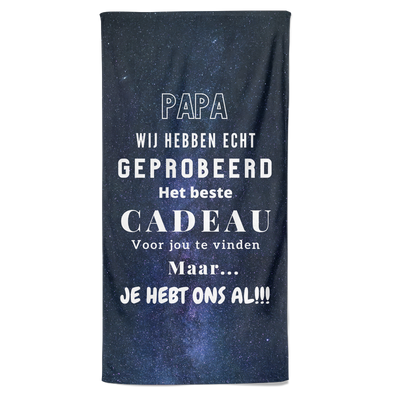 Vaderdag Handdoek - Papa - Pillow Buddies