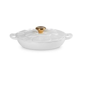 LE CREUSET - Signature - Campagnard braadpan Bloesem 26cm wit