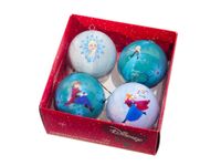 Box kerstbal plc d7.5cm frozen 4st - Kurt S. Adler - thumbnail