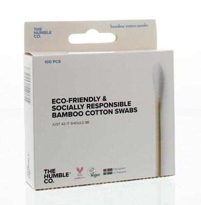 The Humble Co Wattenstaafjes bamboe wit