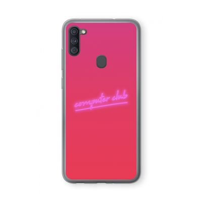 Vice Glow: Samsung Galaxy A11 Transparant Hoesje