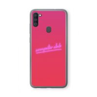 Vice Glow: Samsung Galaxy A11 Transparant Hoesje Vice Glow: Samsung Galaxy A11 Transparant Hoesje