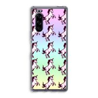 Musketon Unicorn: Sony Xperia 5 Transparant Hoesje