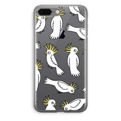 Papegaai: iPhone 8 Plus Transparant Hoesje