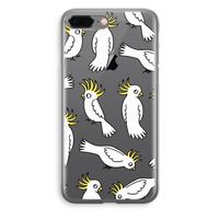 Papegaai: iPhone 8 Plus Transparant Hoesje