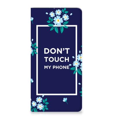 Samsung Galaxy A13 (4G) Design Case Flowers Blue DTMP Samsung Galaxy A13 (4G) Design Case Flowers Blue DTMP