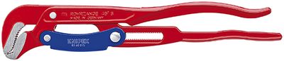Knipex Pijptang S-vormig met snelle instelling rood poedergecoat 420 mm - 8360015