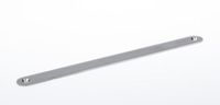 Voorplaat blind afgerond 235x20x3mm rvs Voorplaat blind afgerond 235x20x3mm rvs