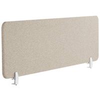 Beliani - WALLY - Bureauscherm - Beige - 130 cm - Polyester