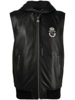 Billionaire gilet zippé à capuche - Noir