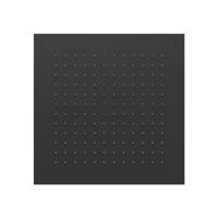 Hoofddouche Tres Exclusive | 50x50 cm | Vierkant | Zwart mat