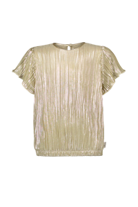 B.Nosy zomer top meisjes - goud - metallic, plissee - Brynn