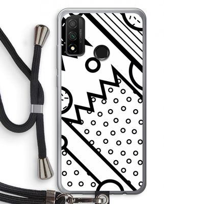 Pop Art #4: Huawei P Smart (2020) Transparant Hoesje met koord