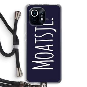 Moatsje!: Xiaomi Mi 11 Transparant Hoesje met koord