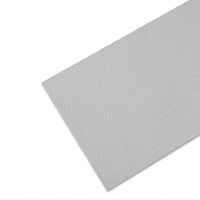 Schopplaat voor hordeur 900 x 330 x 0,8 mm - Aluminium wit gelakt - thumbnail