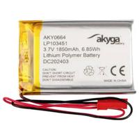 Akyga LP103451 Accupack Batterijgrootte: Speciaal LiPo 3.7 V 1850 mAh