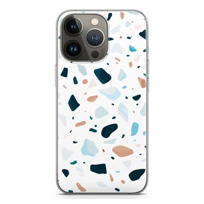 Terrazzo N°13: iPhone 13 Pro Transparant Hoesje