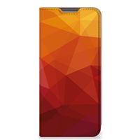 Stand Case voor OPPO A96 | A76 Polygon Red - thumbnail