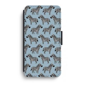 Zebra: iPhone XR Flip Hoesje