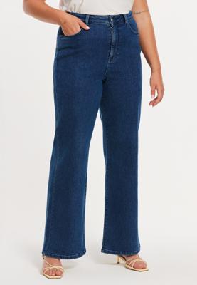 Yoek Jeans wide leg 5-pocket | Indigo | Maat 42