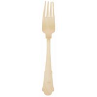 Design wegwerp vorken van hout - 8x stuks - 19 cm - Bestek voor verjaardag/BBQ