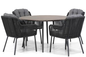 Santika Tendenza/Matale 125 cm rond dining tuinset 5-delig