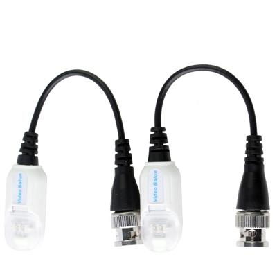 2 stk passieve UTP netwerk Video Balun CAT5 aan Camera-CCTV BNC DVR O-612