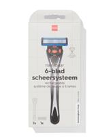 HEMA Scheersysteem met 6 mesjes en trimmer
