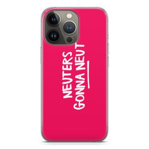 Neuters (roze): iPhone 13 Pro Transparant Hoesje