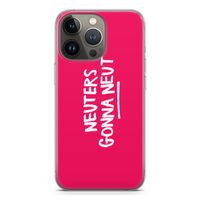 Neuters (roze): iPhone 13 Pro Transparant Hoesje